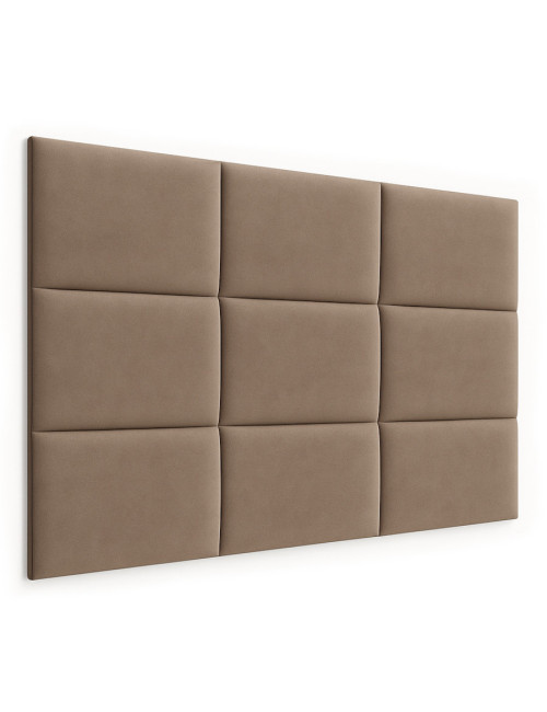 Upholstered Wall Panels Headboard Plush Velvet Velour Mink