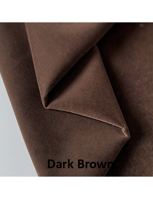 Upholstered Wall Panels Headboard Plush Velvet Velour Dark Brown