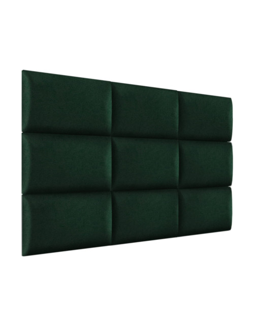 Upholstered Wall Panels Headboard Plush Velvet Velour Dark Green