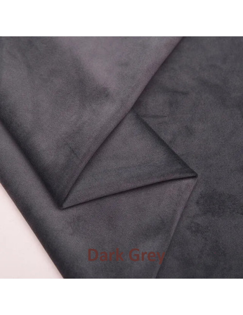 Upholstered Wall Panels Headboard Plush Velvet Velour Dark Grey