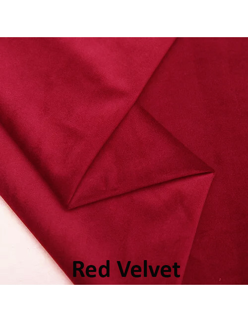 Upholstered Wall Panels Headboard Plush Velvet Velour Red