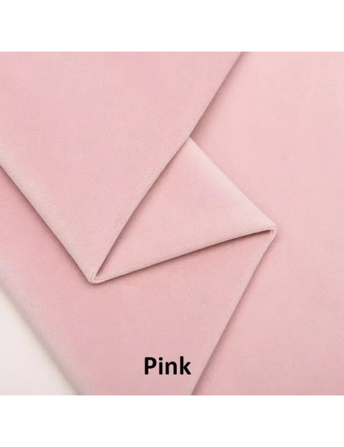 Upholstered Wall Panels Headboard Plush Velvet Velour Pink