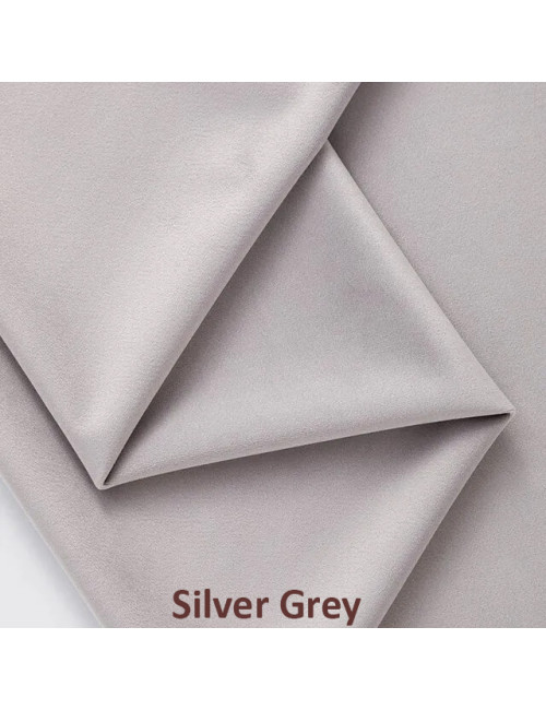 Upholstered Wall Panels Headboard Plush Velvet Velour Silver Grey