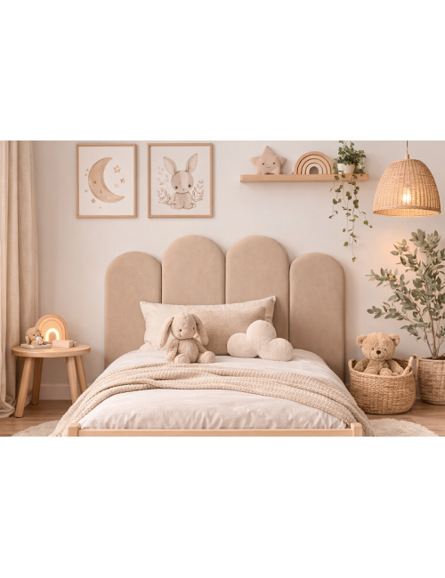 Kids Upholstered Fence Wall Panels | Nursery Headboard Panels | Velvet Wall Panels | Montessori Bed Headboard |