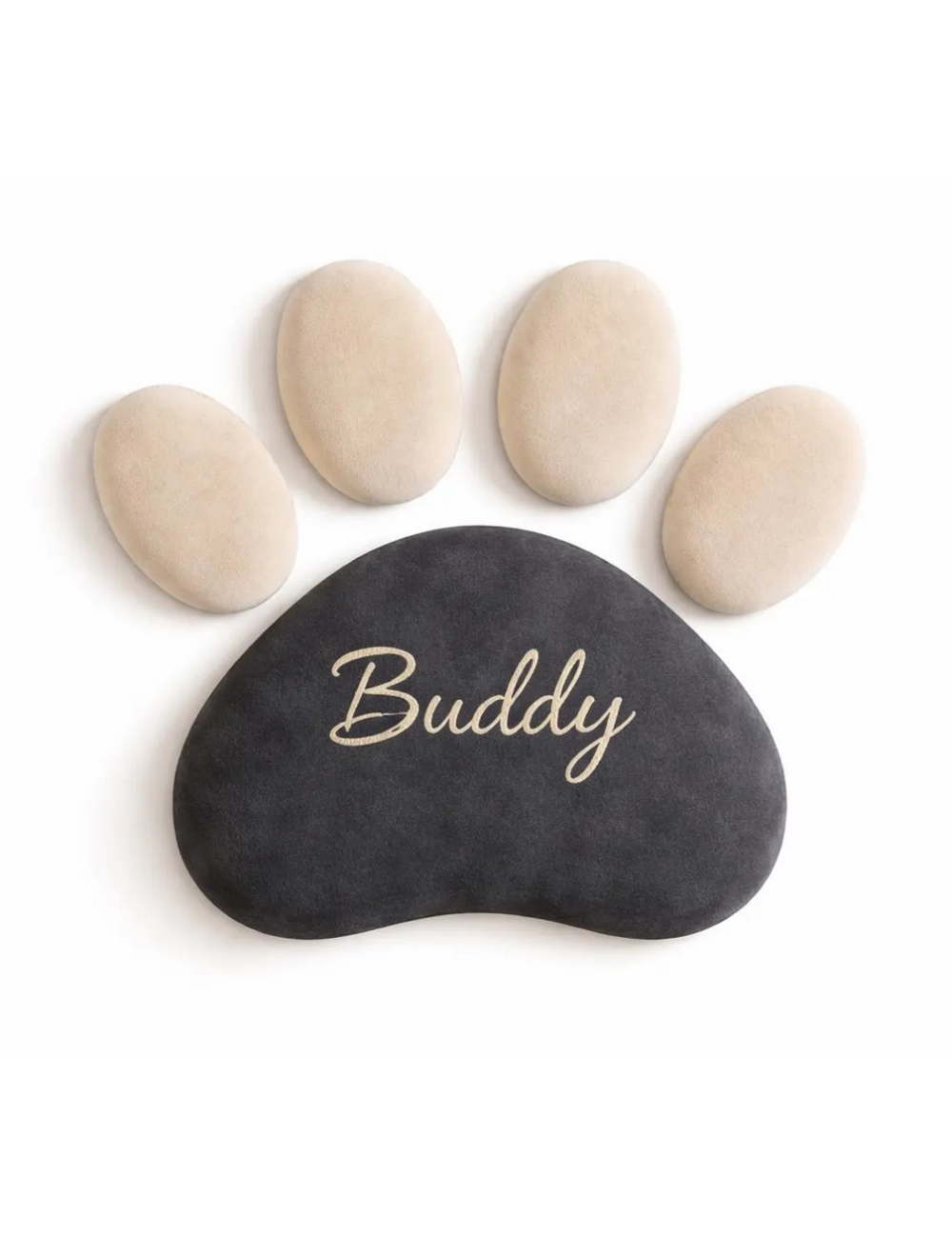 Personalized Dog or Cat Paw Wall Decor | Velvet Upholstered Pet Wall Panel | Custom Pet Name | Pet Corner Deco