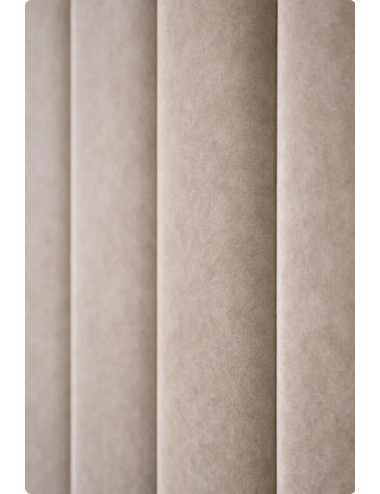 Luxury Soft Velvet Upholstered Vertical Wall Panels for Modern Bed Headboard, Custom Sizes