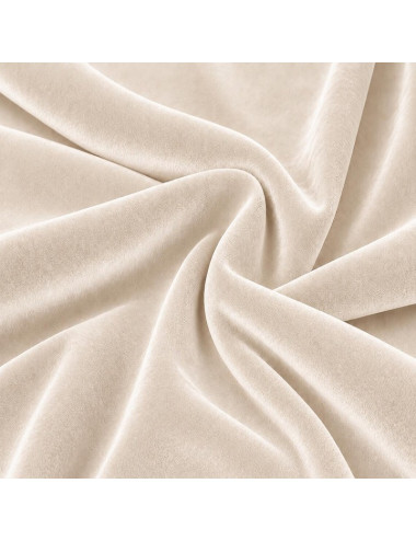 Kensington Cream Velvet Upholstered Headboard Wall Panels