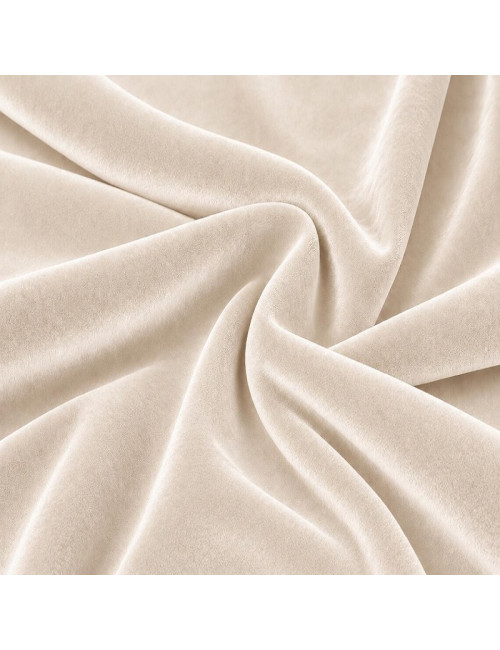 Kensington Cream Velvet Upholstered Headboard Wall Panels