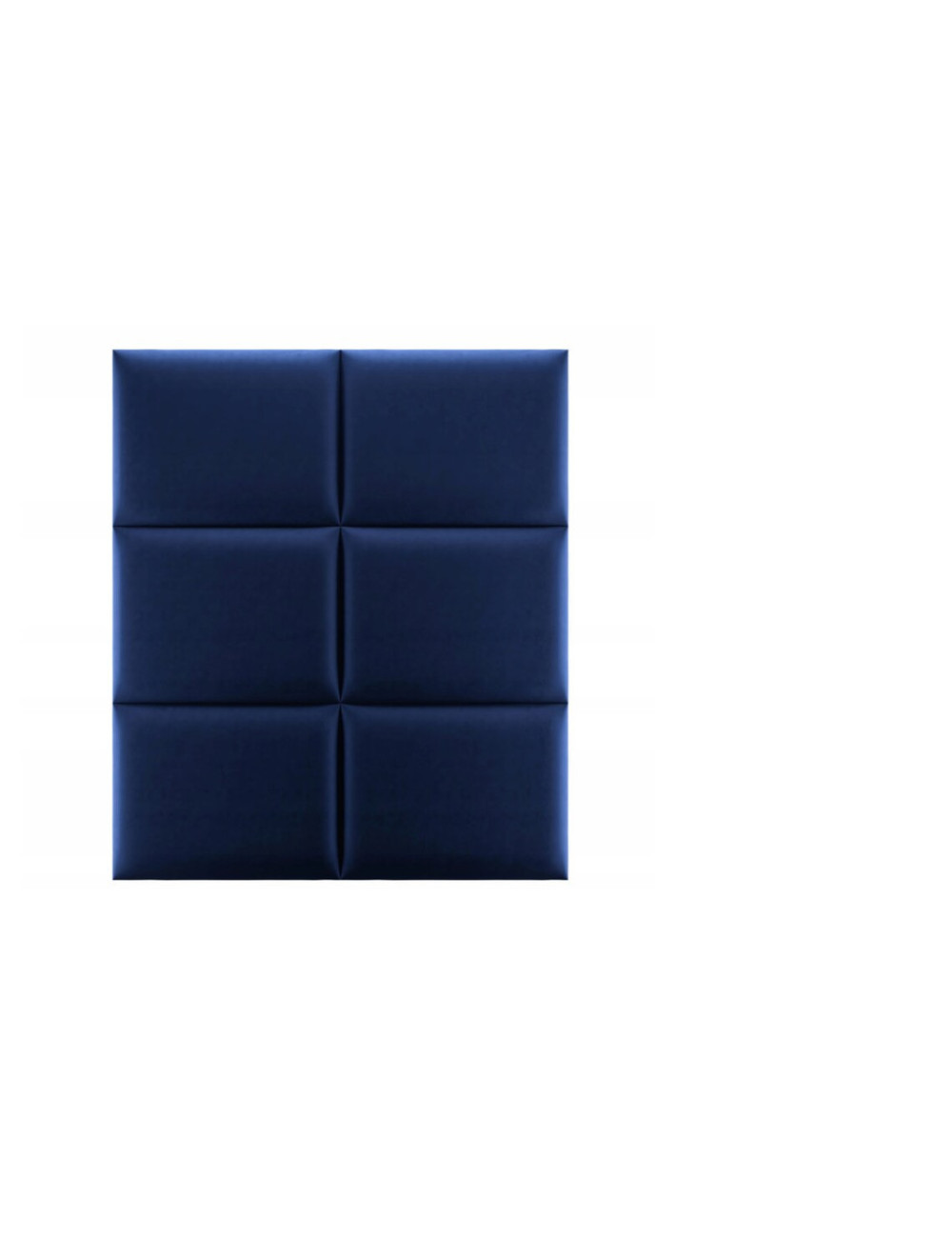 Upholstered Wall Panels Headboard Plush Velvet Velour Navy Blue
