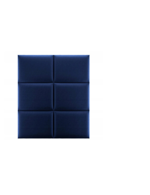 Upholstered Wall Panels Headboard Plush Velvet Velour Navy Blue